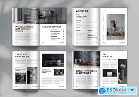 Luxury Interior Design Brochure Template