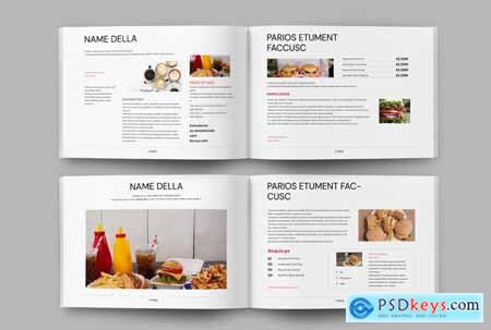 Cook Book Template Landscape