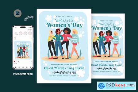 Enterpeneurs Womens Day Flyer Design Template