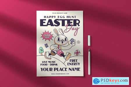 Happy Easter Day Flyer