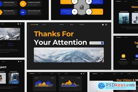 Mountaineer - Mountain PowerPoint Template