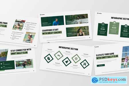 Tennis Sports PowerPoint Template