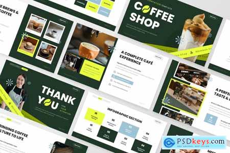 Coffee Shop - Food PowerPoint Template