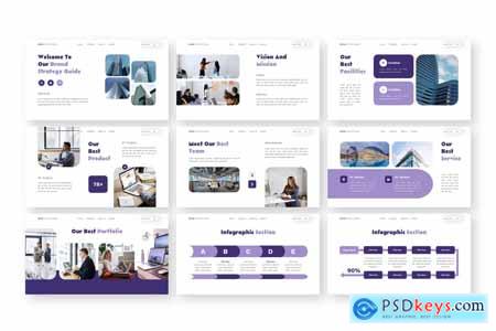 Brand Strategy Guide - Business Powerpoint Templat