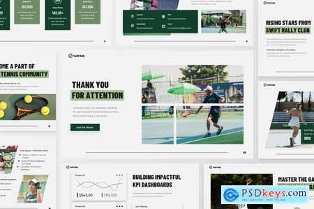 Tennis Sports PowerPoint Template