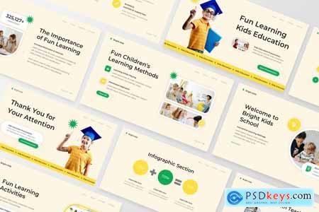 Bright Kids - Kids Education PowerPoint Template