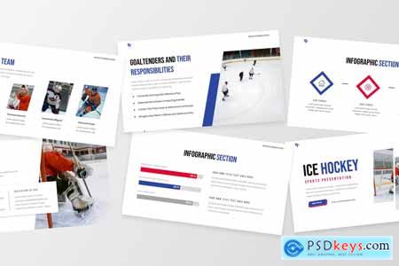 Hockey Sports PowerPoint Template