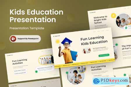 Bright Kids - Kids Education PowerPoint Template