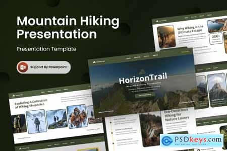 Mountain & Hiking PowerPoint Template