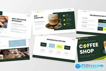 Coffee Shop - Food PowerPoint Template