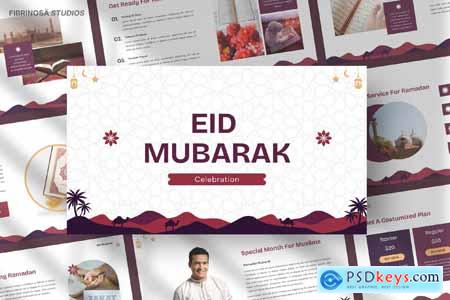 Eid Mubarak Celebration PowerPoint