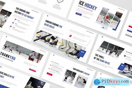 Hockey Sports PowerPoint Template