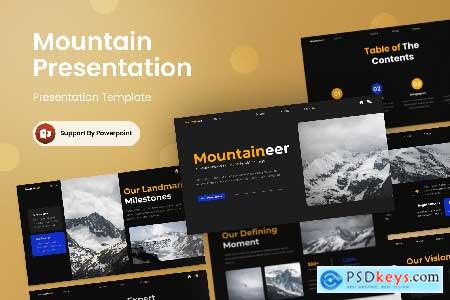 Mountaineer - Mountain PowerPoint Template