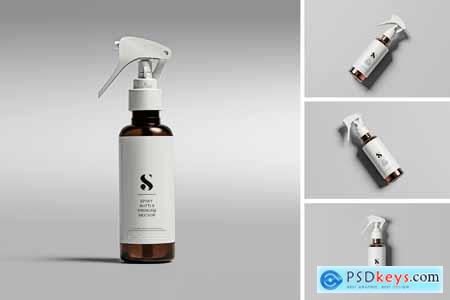 Spray Bottle Mockup