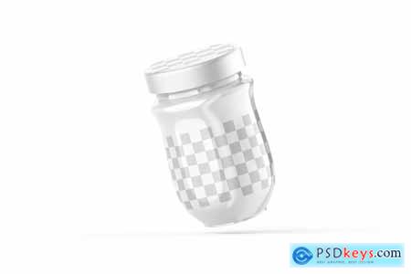 Plastic Jar Mockup