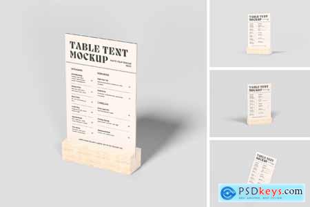 Table Tent Mockup