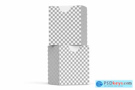 3D Candle Box Mockup Design