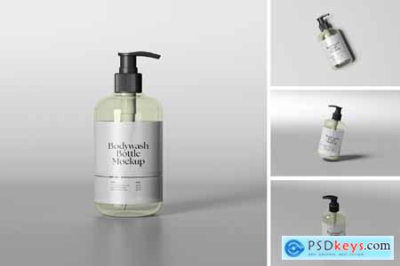 Bodywash Bottle Mockup