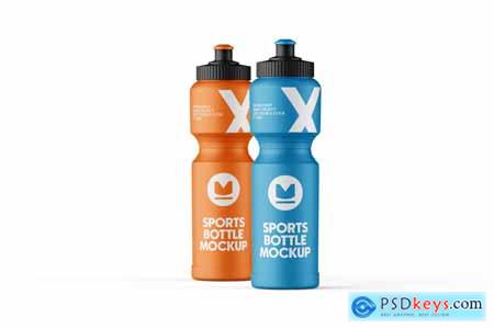 Stainless Sports Water Bottle Mockup