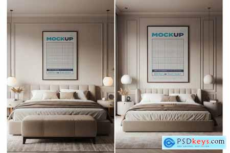 Bedroom Poster Mockups