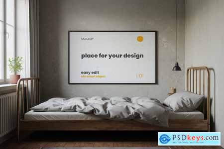 Bedroom Poster Mockups