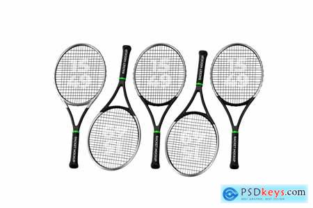 Tennis Racket With Ball Mockup