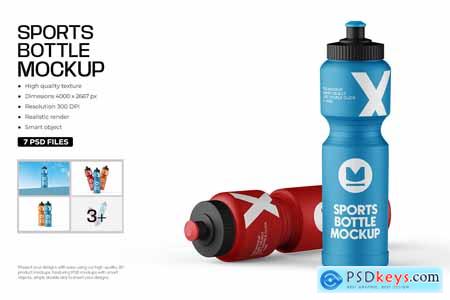 Stainless Sports Water Bottle Mockup