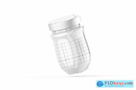 Plastic Jar Mockup