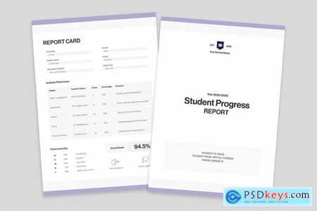 Student Report Card Template