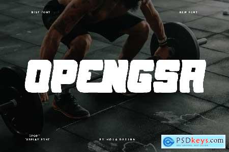 Opengsa - Gym Sport Font