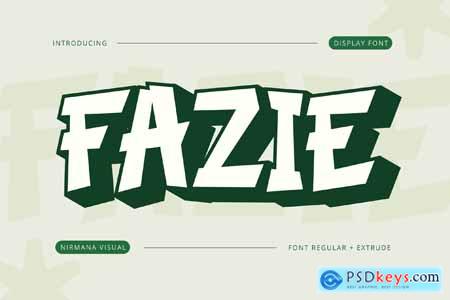 Fazie Retro - Retro Logo Font