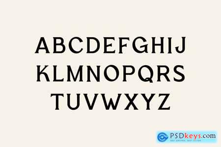 Retro Groove Display Serif Font