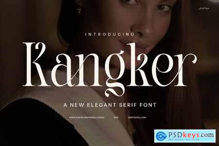 Kangker Modern Serif Font