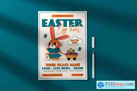 Happy Easter Day Flyer