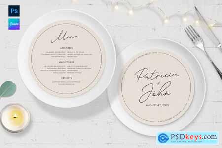 Wedding Menu Template