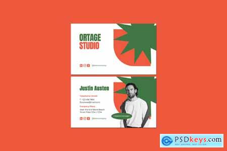 Ortage Studio Business Card