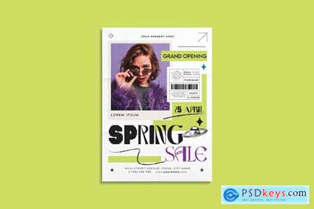 Spring Sale Flyer Grand Opening