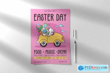 Happy Easter Day Flyer NLRFV9K