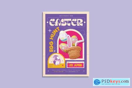 Easter Egg Hunt Flyer JRR8K79