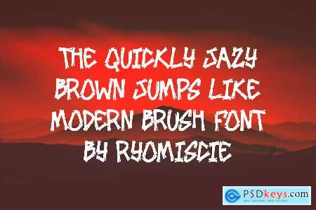 Pagar Dewa - Modern Brush Font