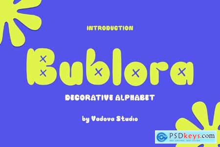 Bublora Creative Font