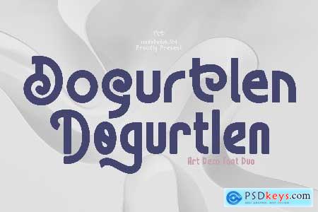 Dogurtlen Art Deco Font