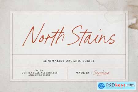 North Stains - Minimalist Script