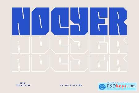 Nocyer - Heavy Bold Font