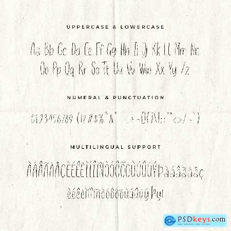 Brittonia Font Duo - Handwritten & Script Typeface