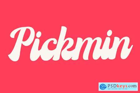 Pickmin - Bold Script Cute Font