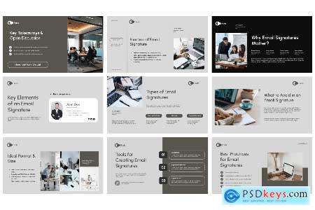 Email Signature Deck Presentation