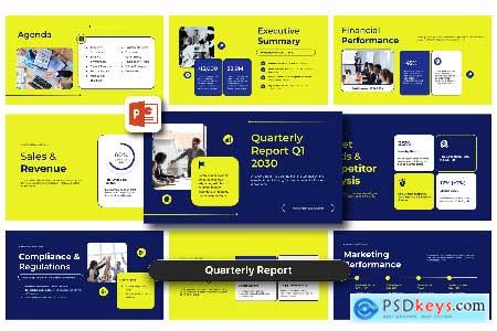 Quarterly Report PowerPoint Template