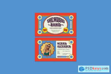 Colorful Music Business Card