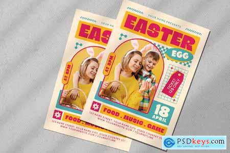 Easter Egg Hunt Flyer RRQGCHT